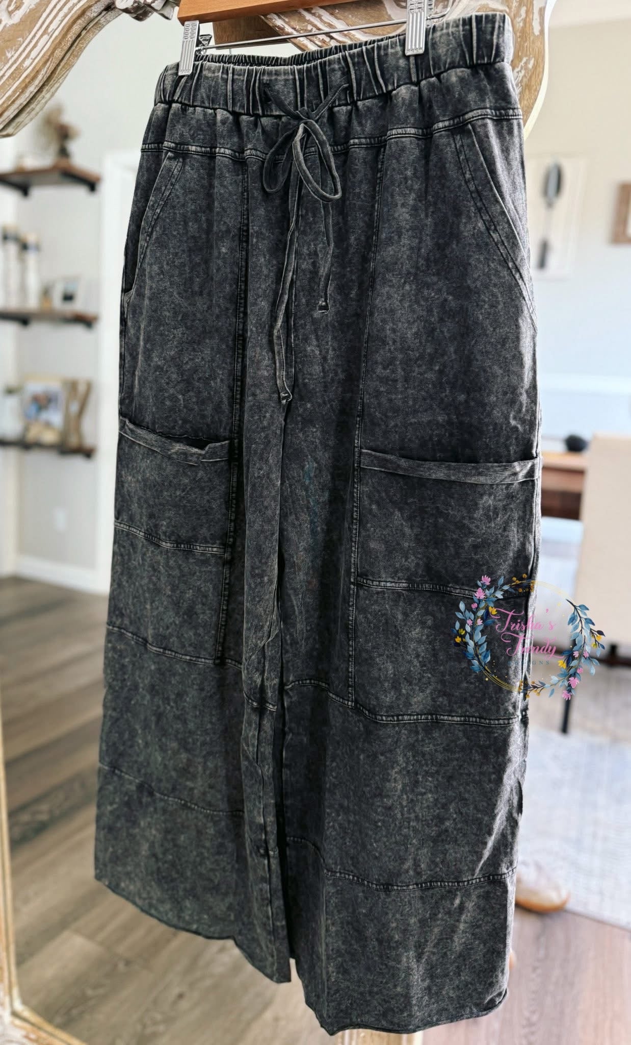 PREORDER: The Jennelle Mineral Washed Wide Joggers
