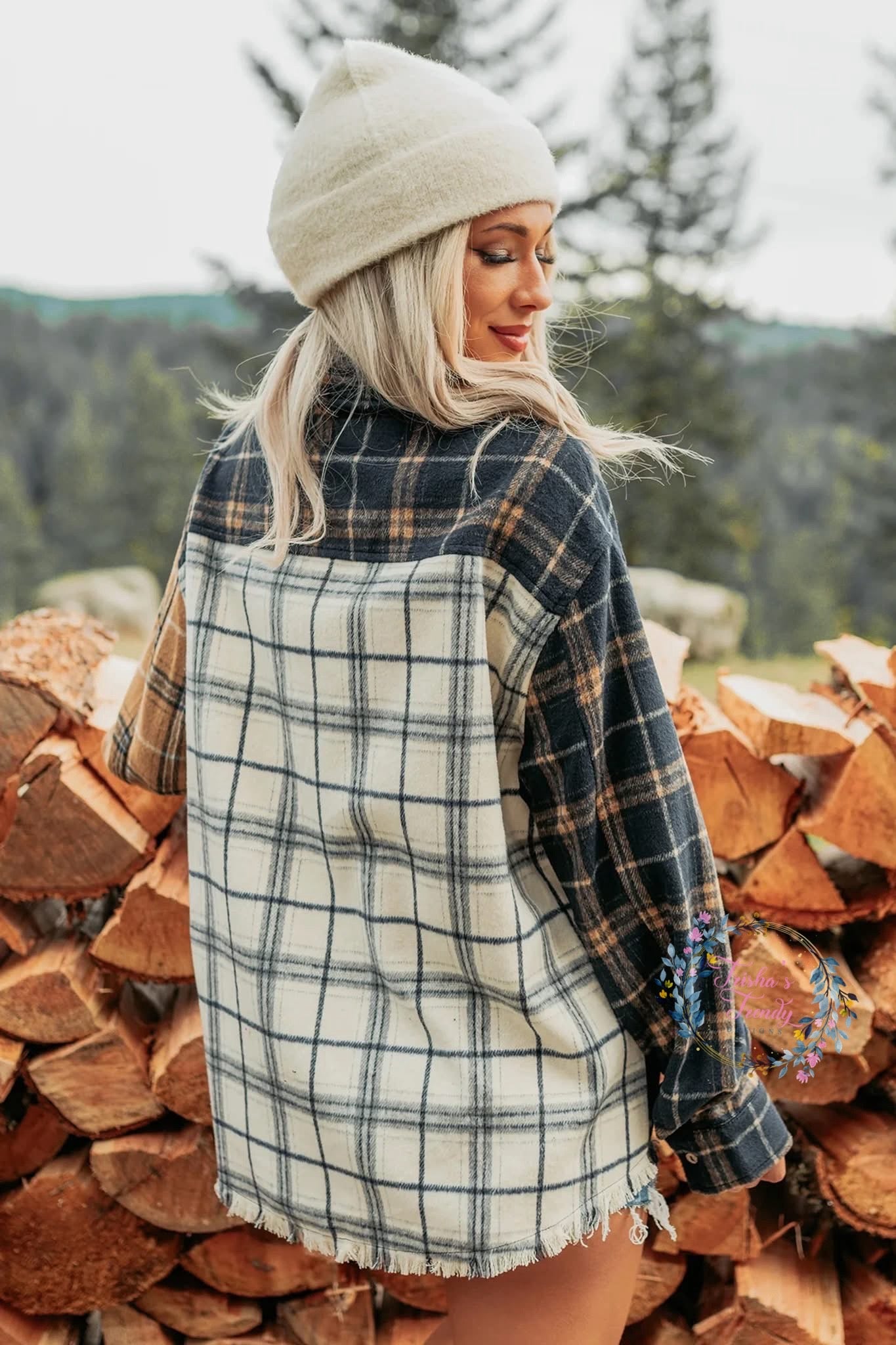 PREORDER: Haisley Multi-Plaid Top