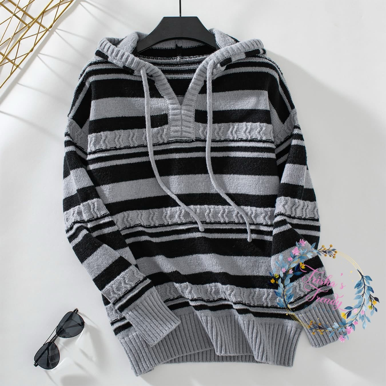 PREORDER: The Seirra Stripe and Hood Pullover