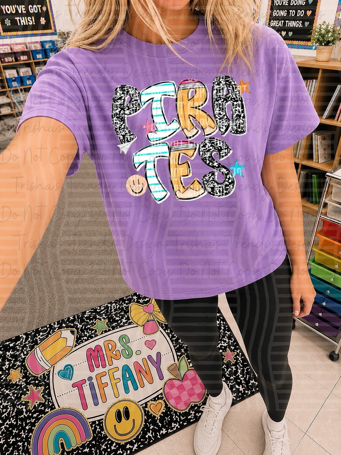 Custom school tee