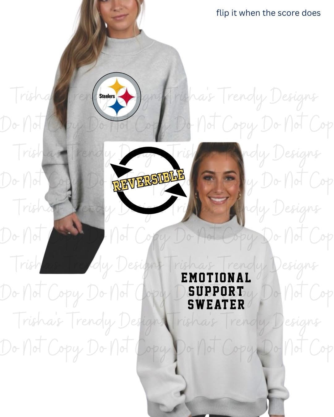 PREORDER: CUSTOM REVERSIBLE MOCK NECK SWEATERS