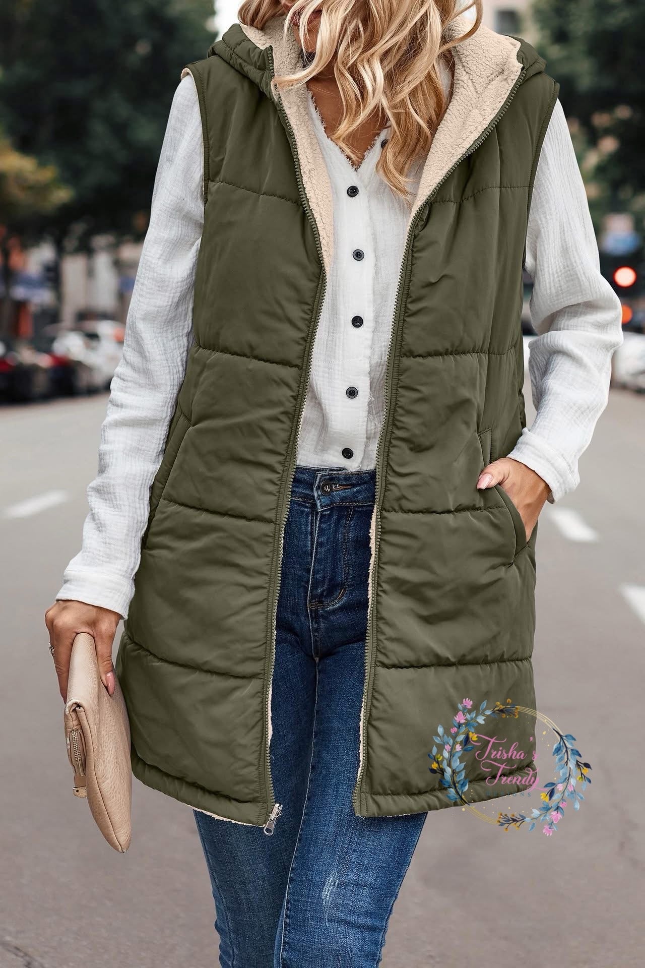 PREORDER: The Ann-Marie Reversable Long Vest