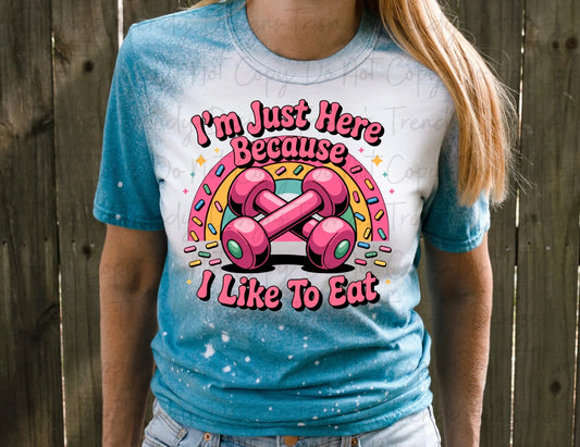 I’m just here because I like to eat