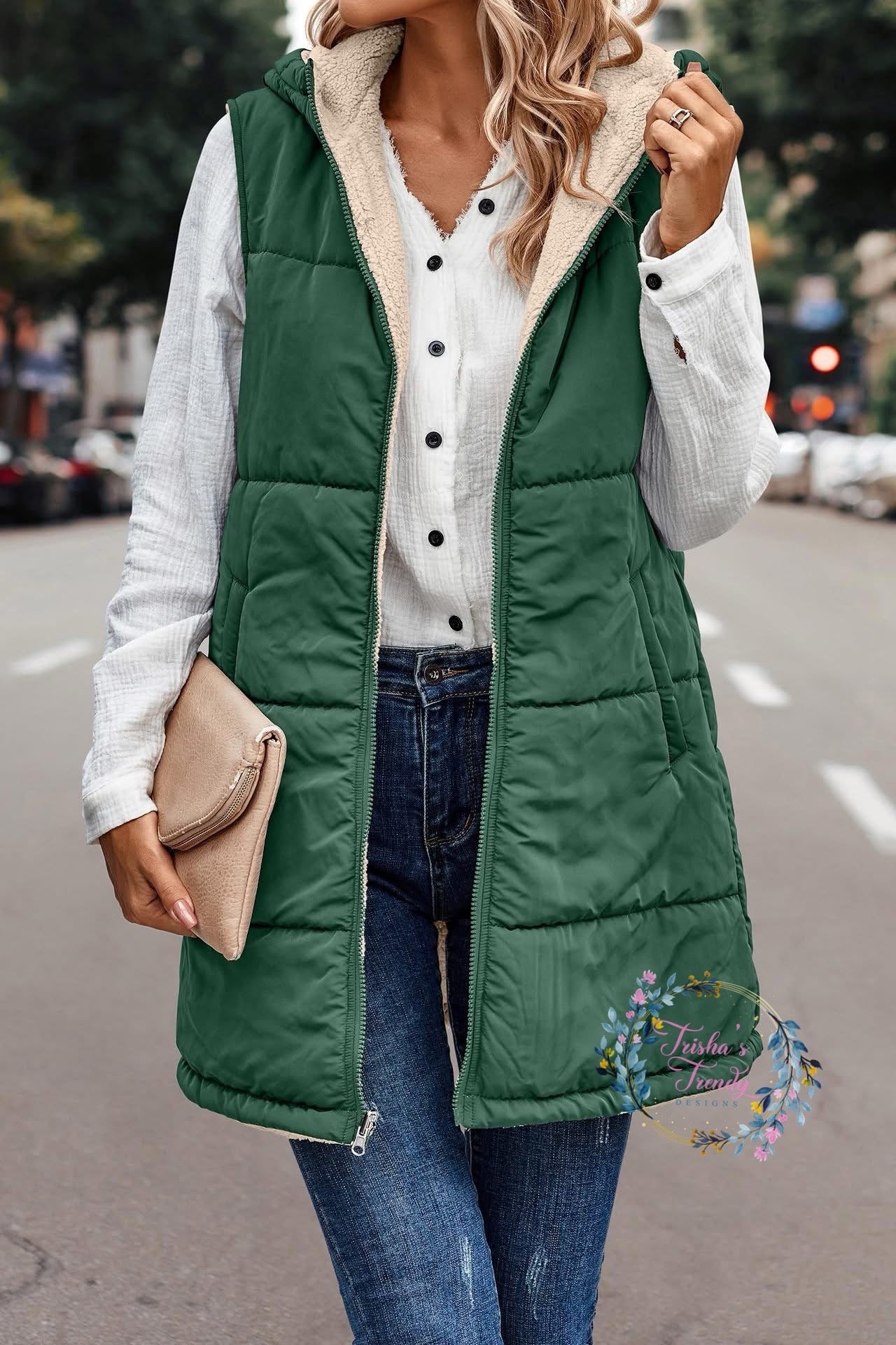 PREORDER: The Ann-Marie Reversable Long Vest