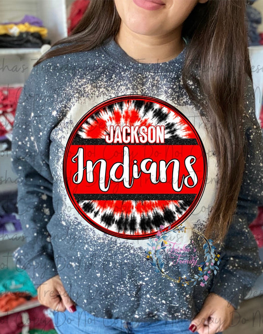 Jackson Indians Tie dye