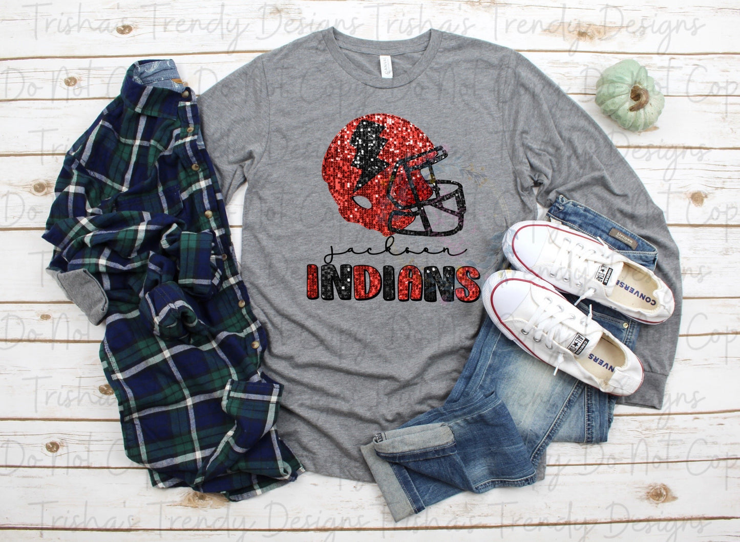 Jackson Indians sparkle helment