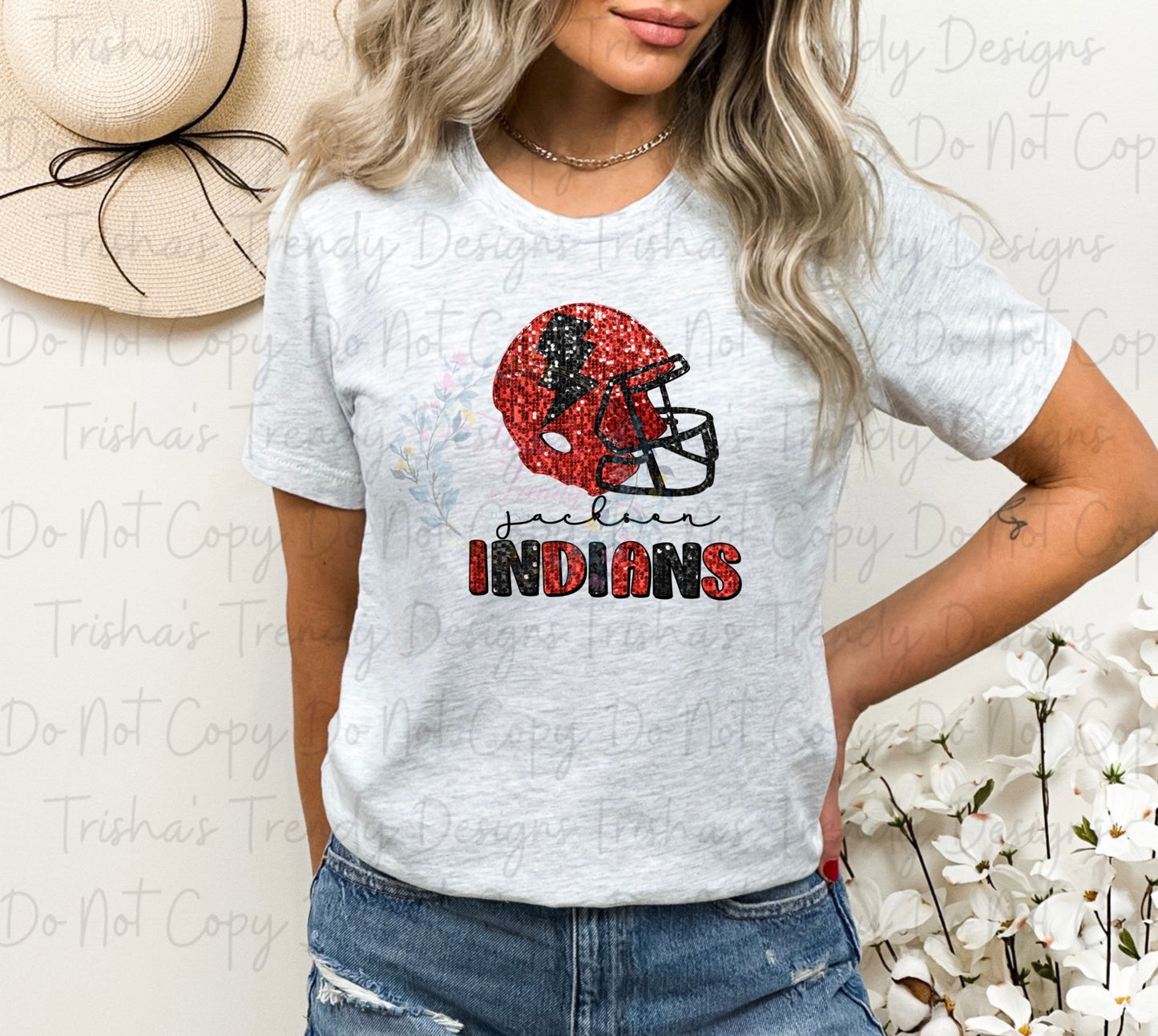 Jackson Indians sparkle helment