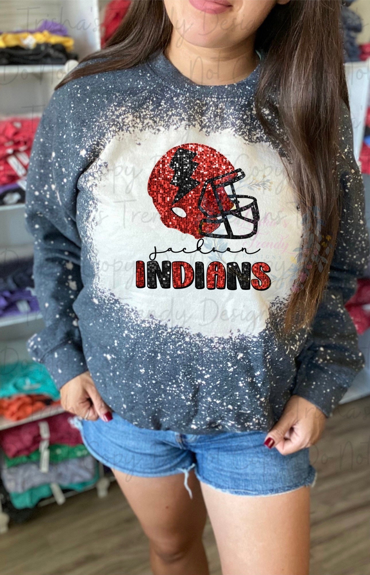 Jackson Indians sparkle helment