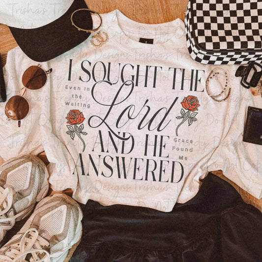 I sought the Lord   7.19