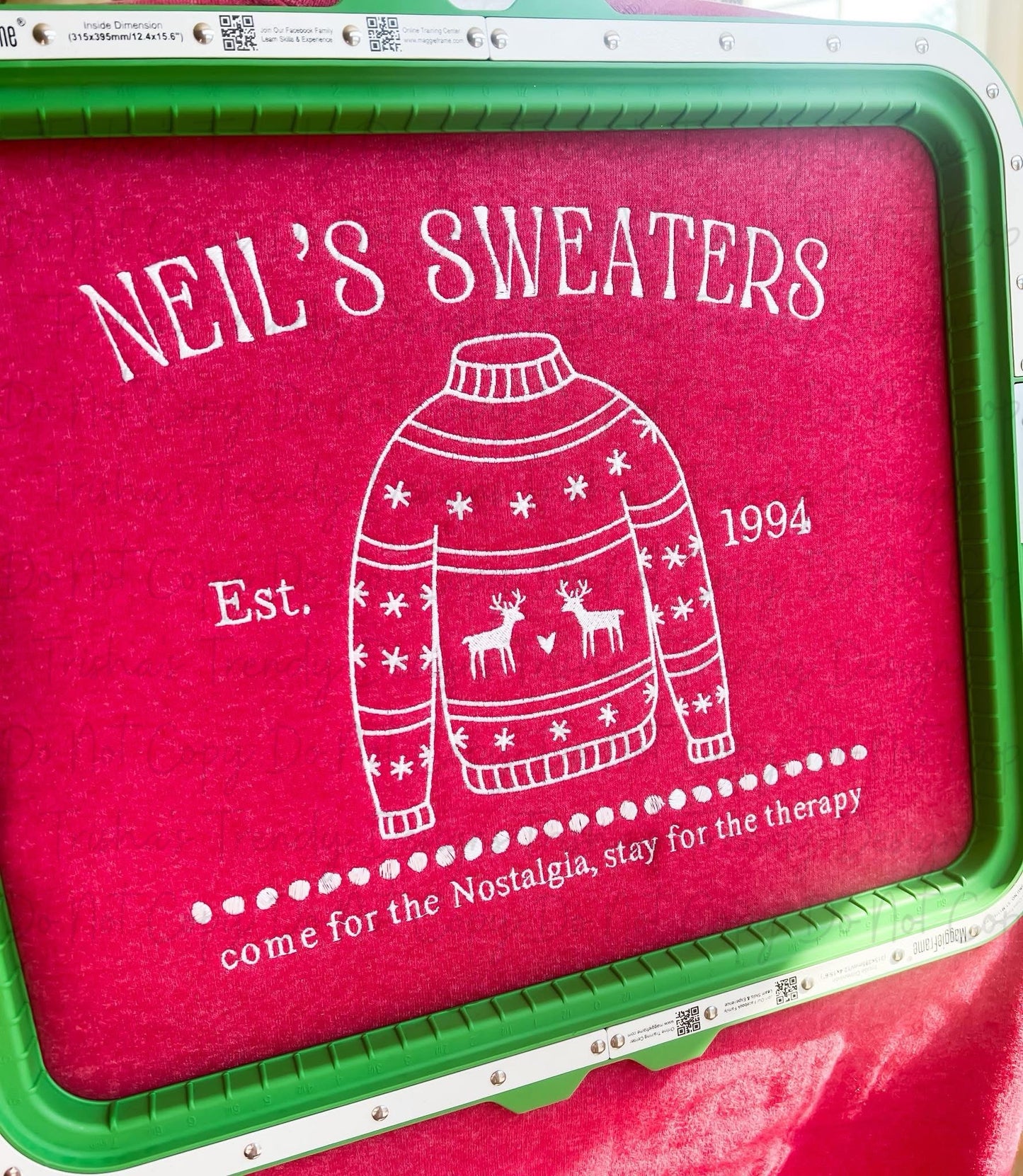 Neil’s sweaters