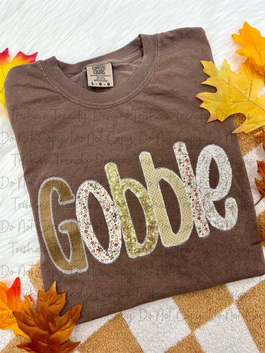 Gobble embroidered shirt