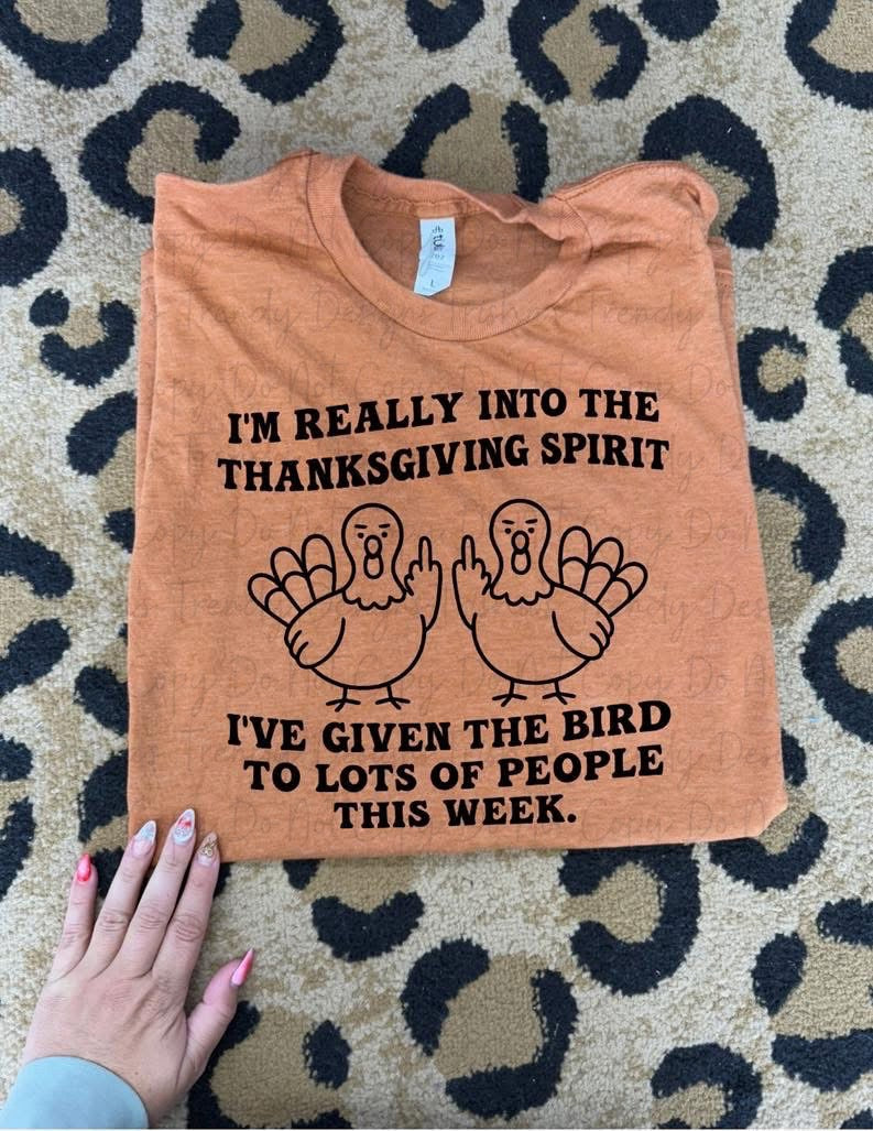 I’m really into the thanksgiving spirit