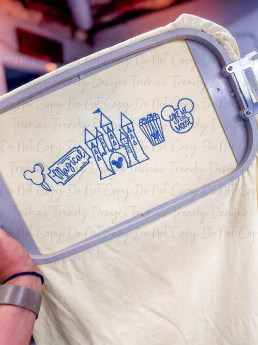 Magic moments embroidery