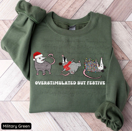 Overstimulated but festive