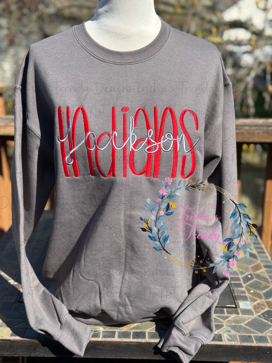 Indians embroidered shirt