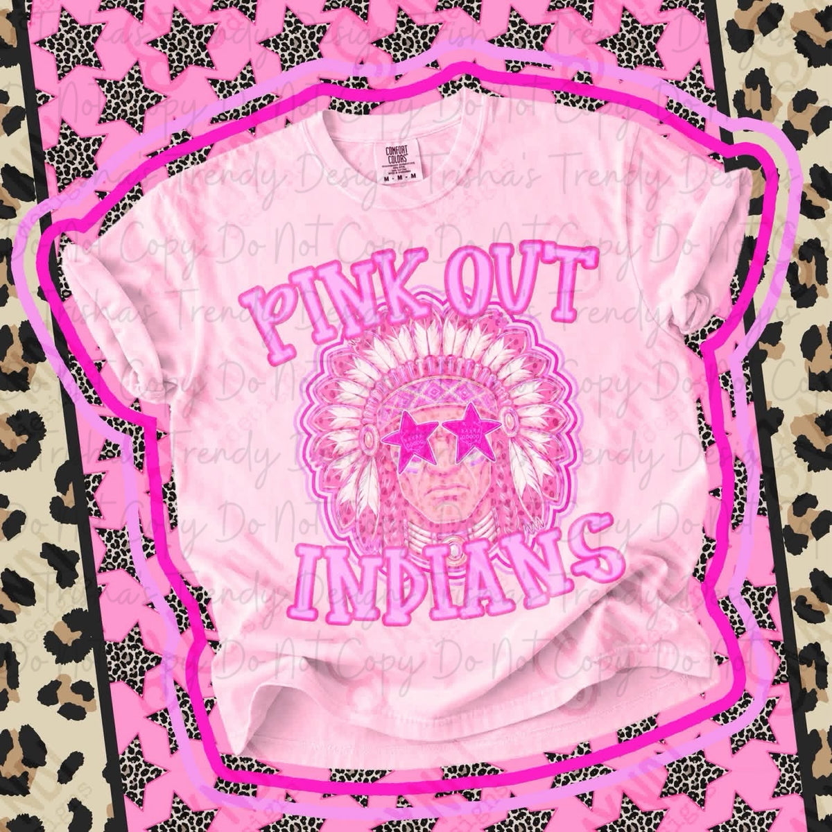 Pink out mascot