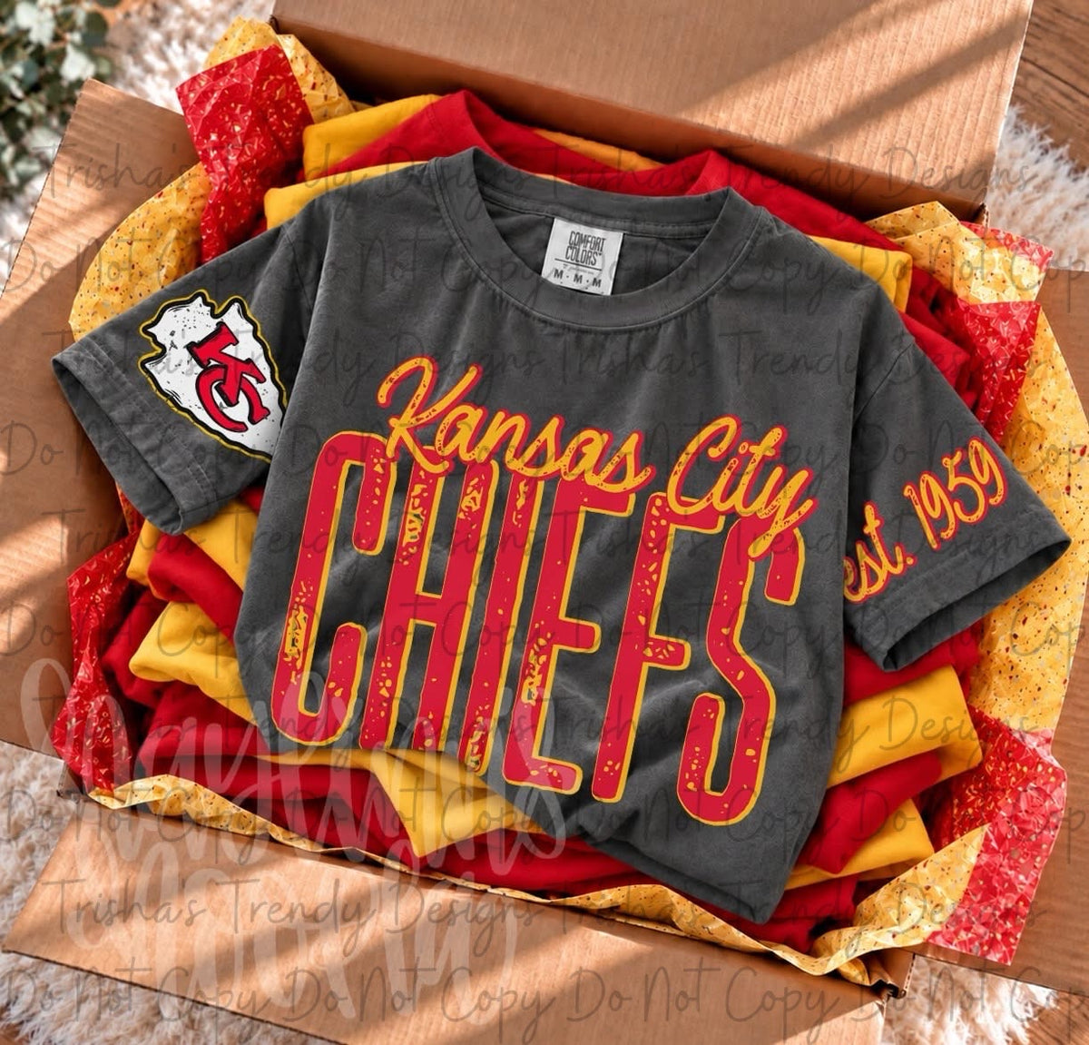 Kansas City distressed with sleeve designs