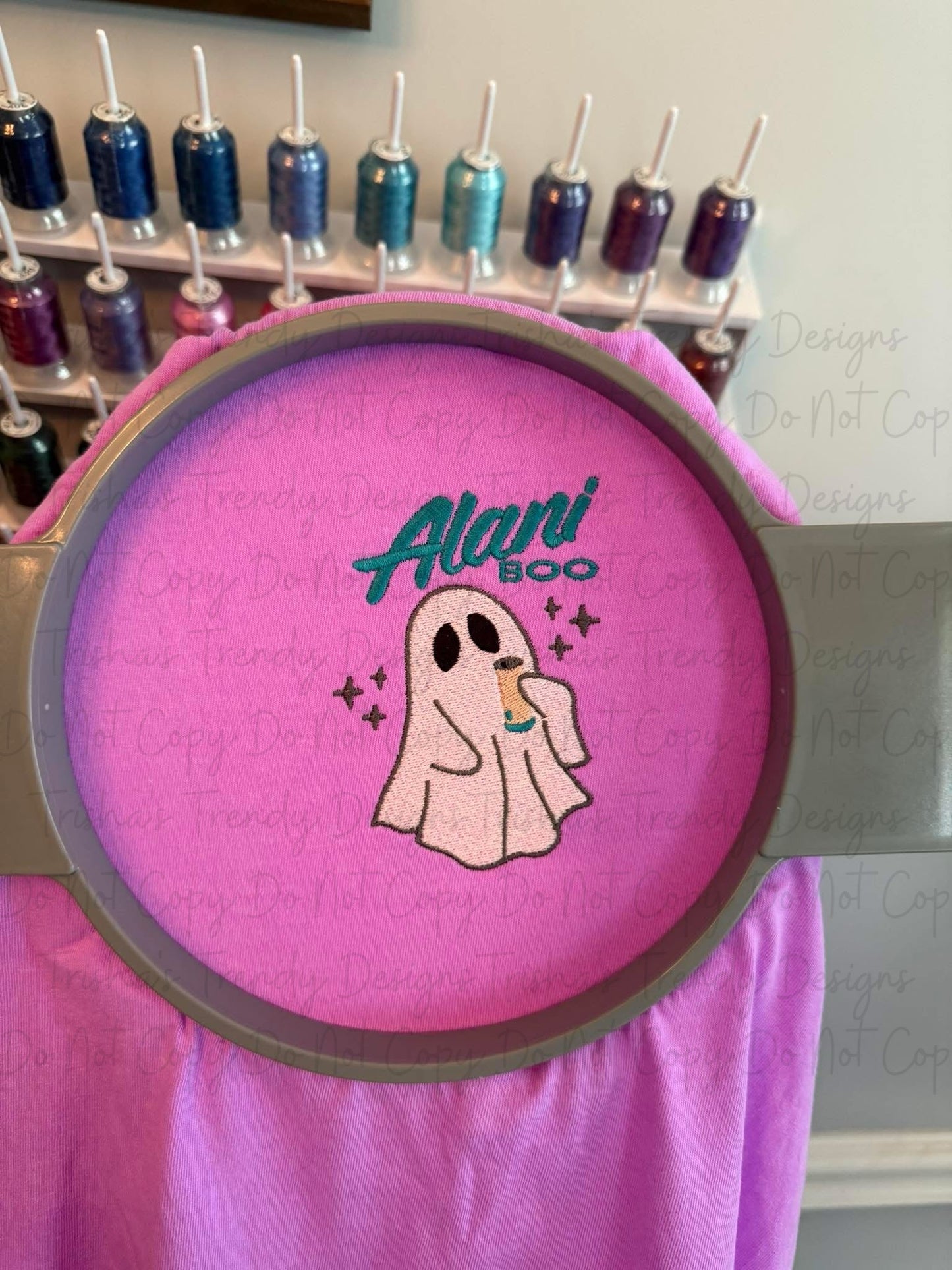 Alani boo pocket embroidery