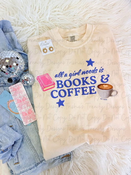 All a girl needs is books & coffee