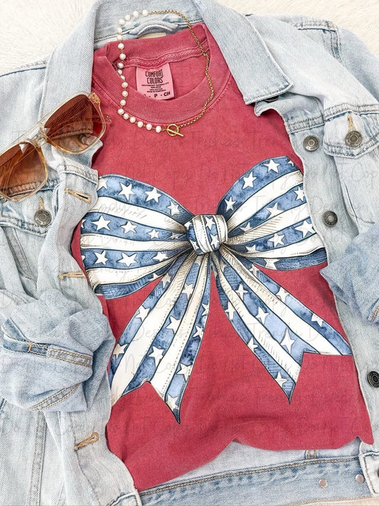 Stars and stripes bow 6.21