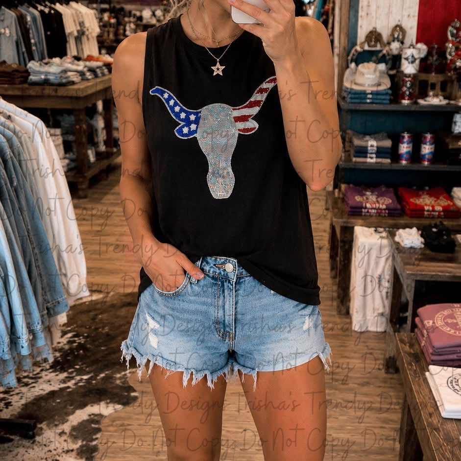 Patriotic longhorn  6.21