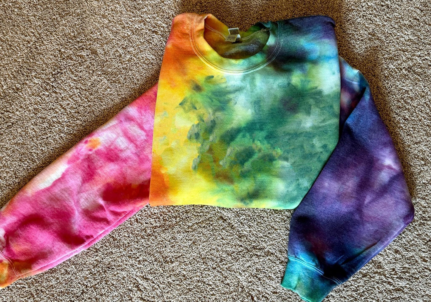 Iced dyed youth sweatshirt