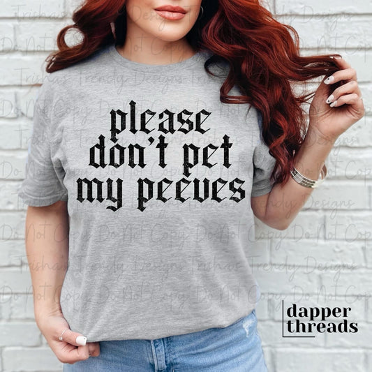 Please don’t pet my peeves 6.28