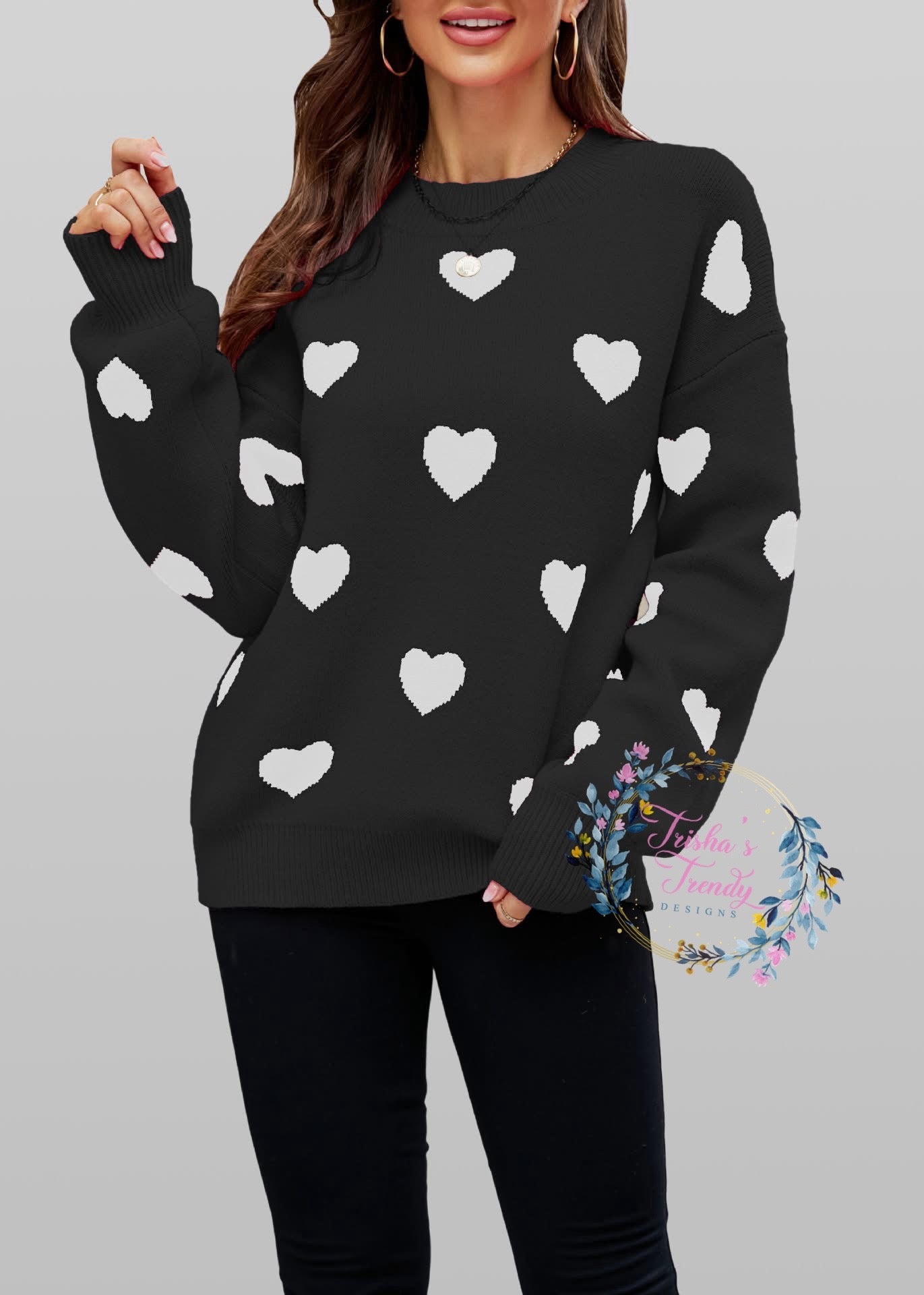 PREORDER: The Hearts All Over Sweater