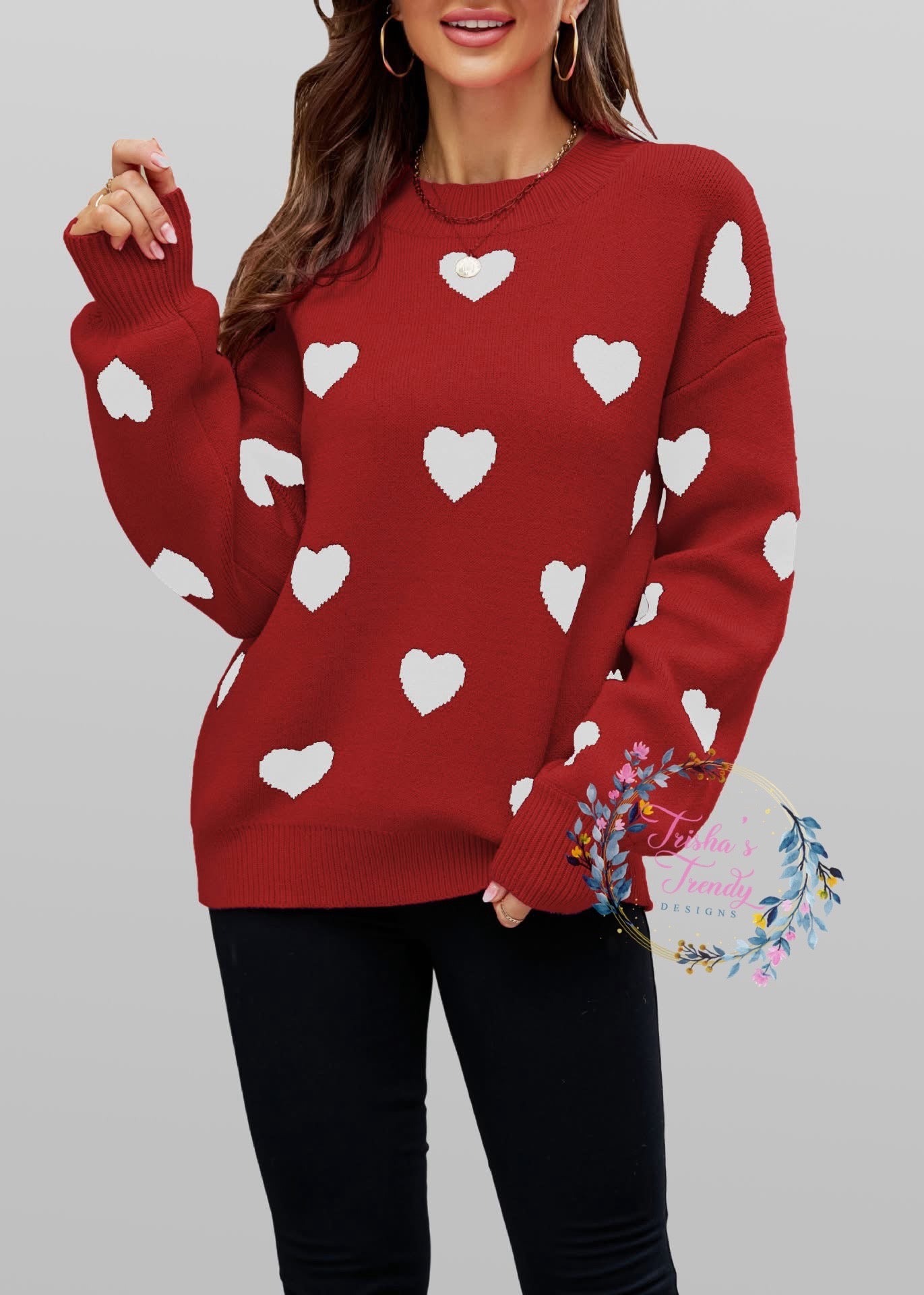 PREORDER: The Hearts All Over Sweater