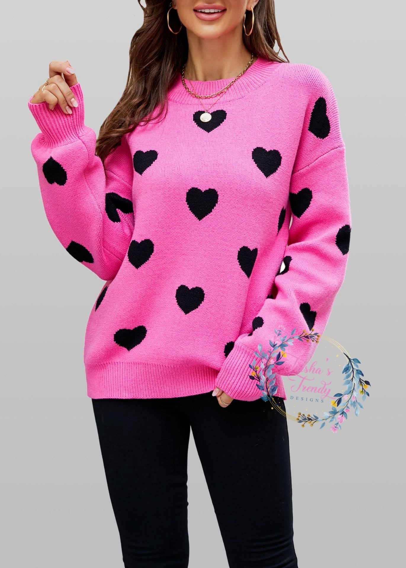 PREORDER: The Hearts All Over Sweater