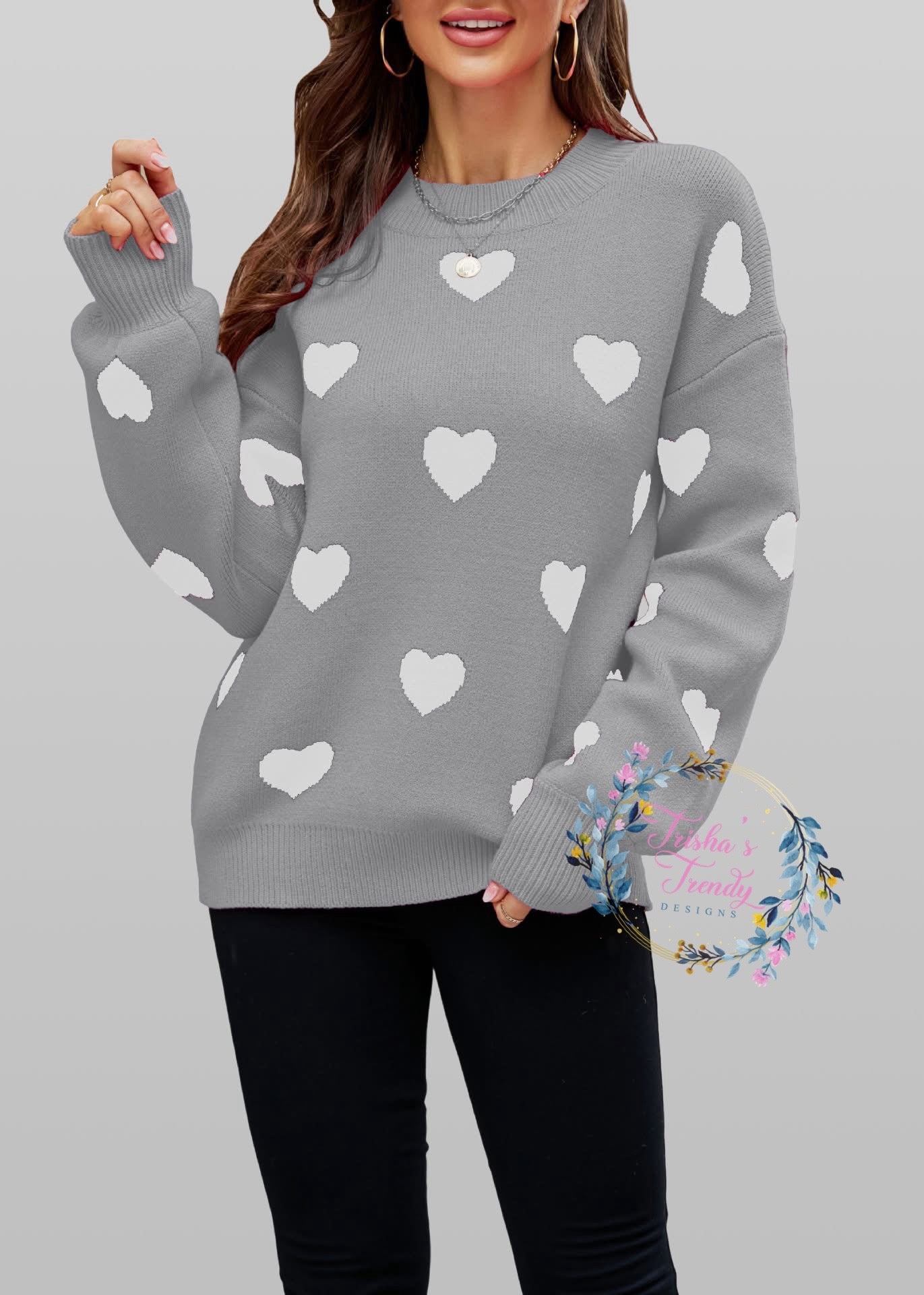 PREORDER: The Hearts All Over Sweater