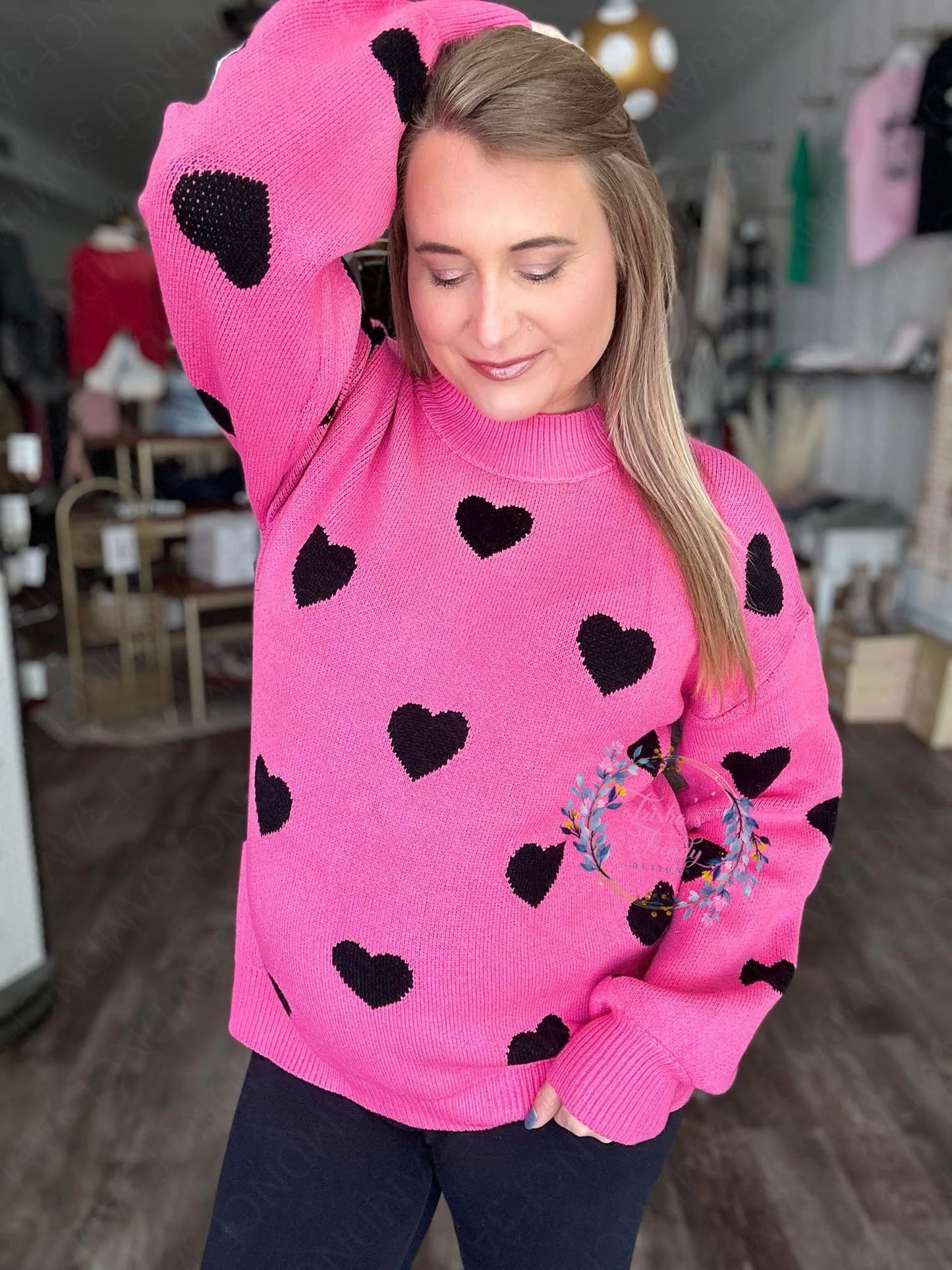 PREORDER: The Hearts All Over Sweater