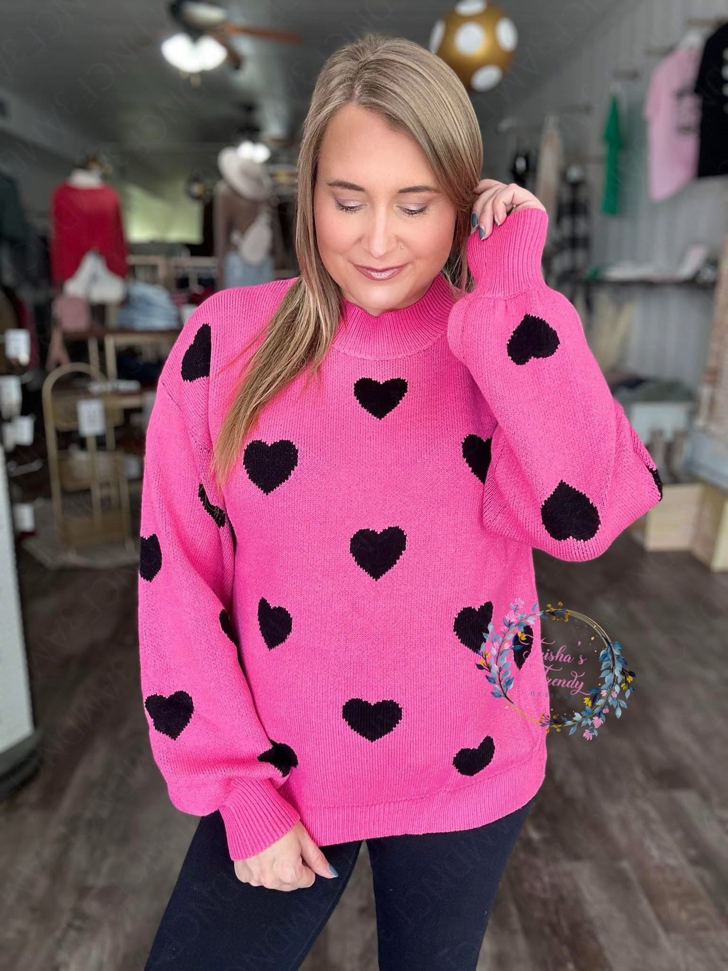 PREORDER: The Hearts All Over Sweater