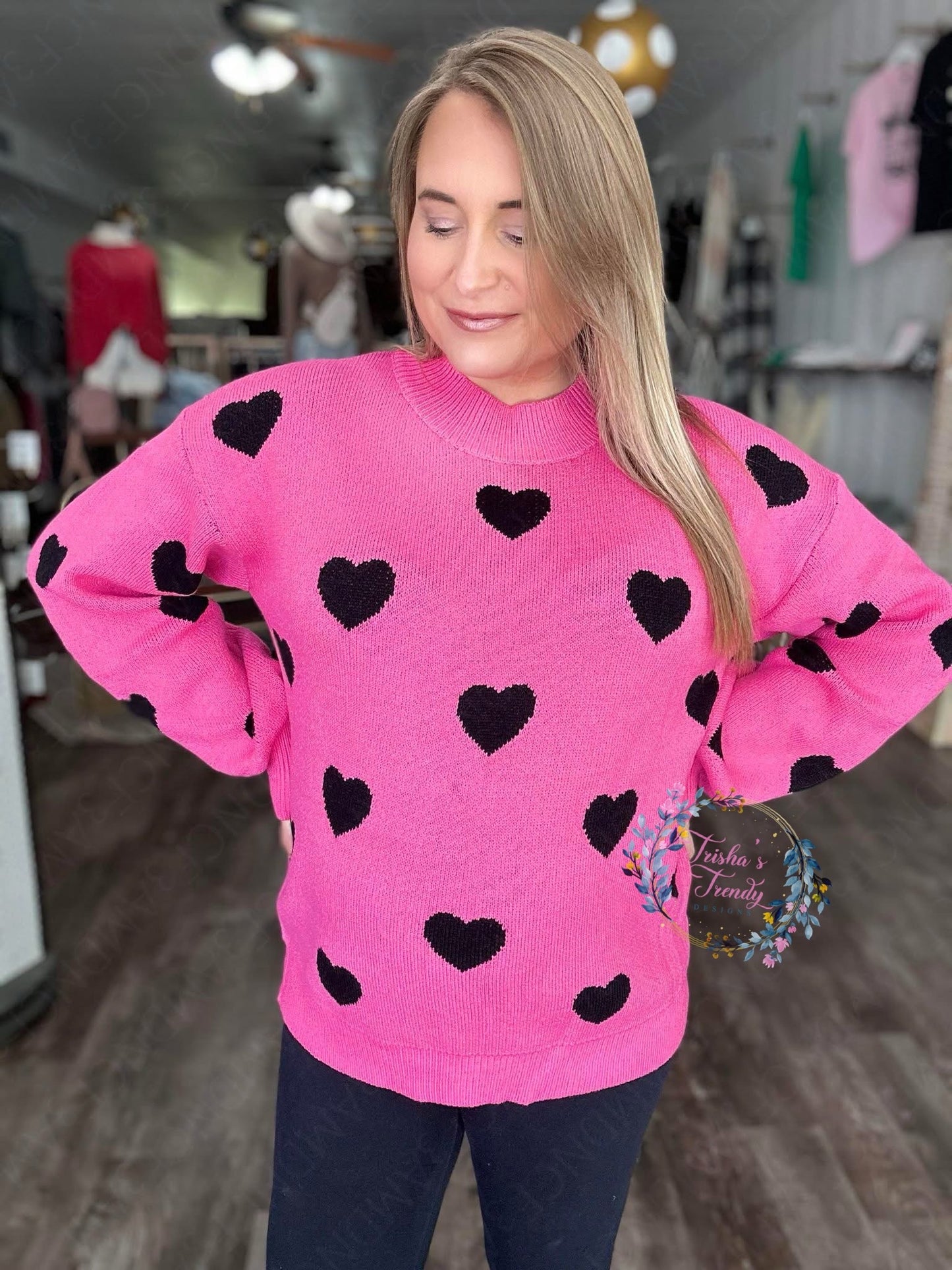 PREORDER: The Hearts All Over Sweater