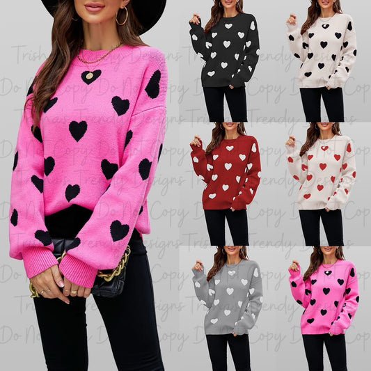 PREORDER: The Hearts All Over Sweater