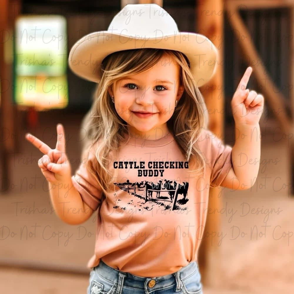 Cattle checking buddy  how adorable is this one for your little one?