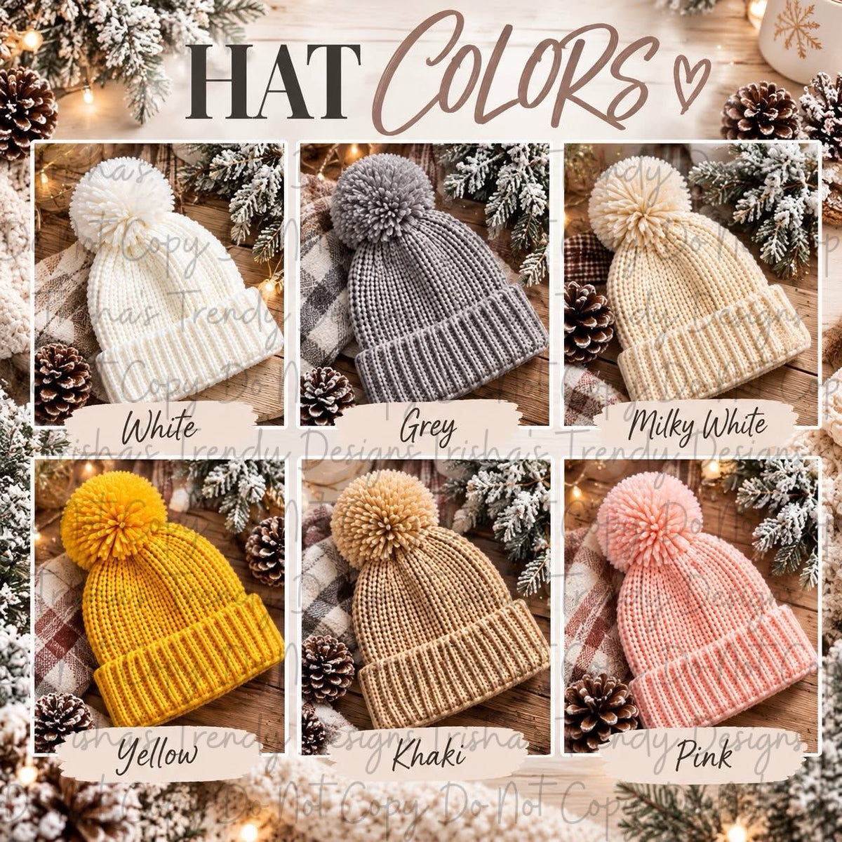 PREORDER: Custom Rope Embroidered Pompom Hat RERUN