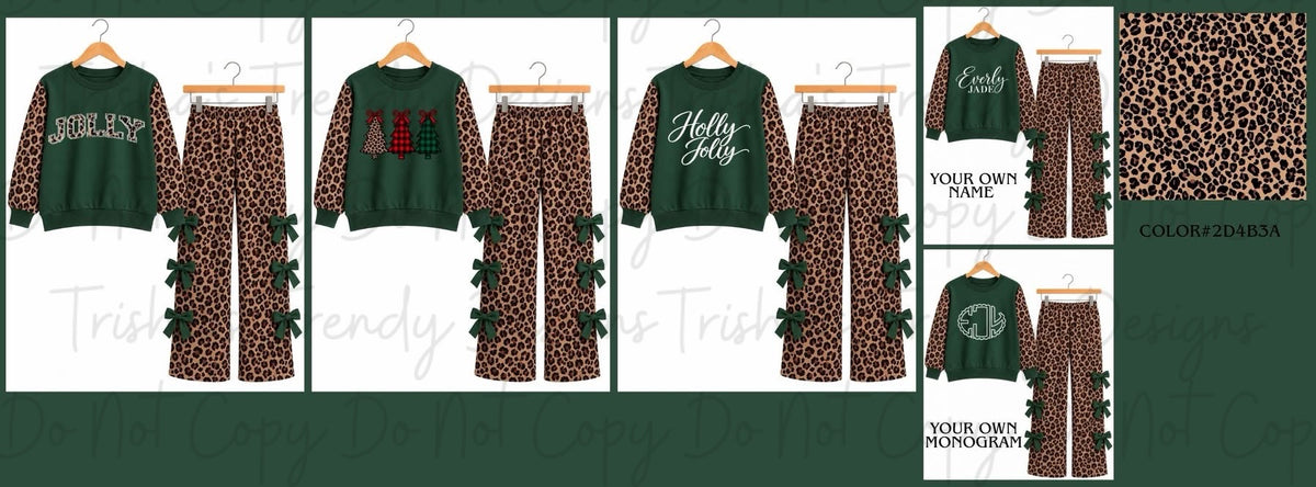PREORDER: The Exclusive Holiday Custom Crewneck Bow Set
