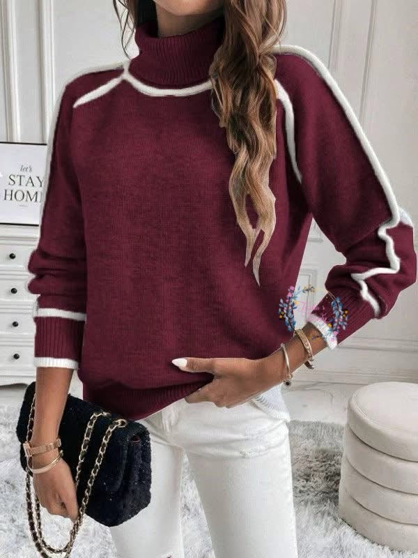 PREORDER: The Lennox Contrast Knit Sweater