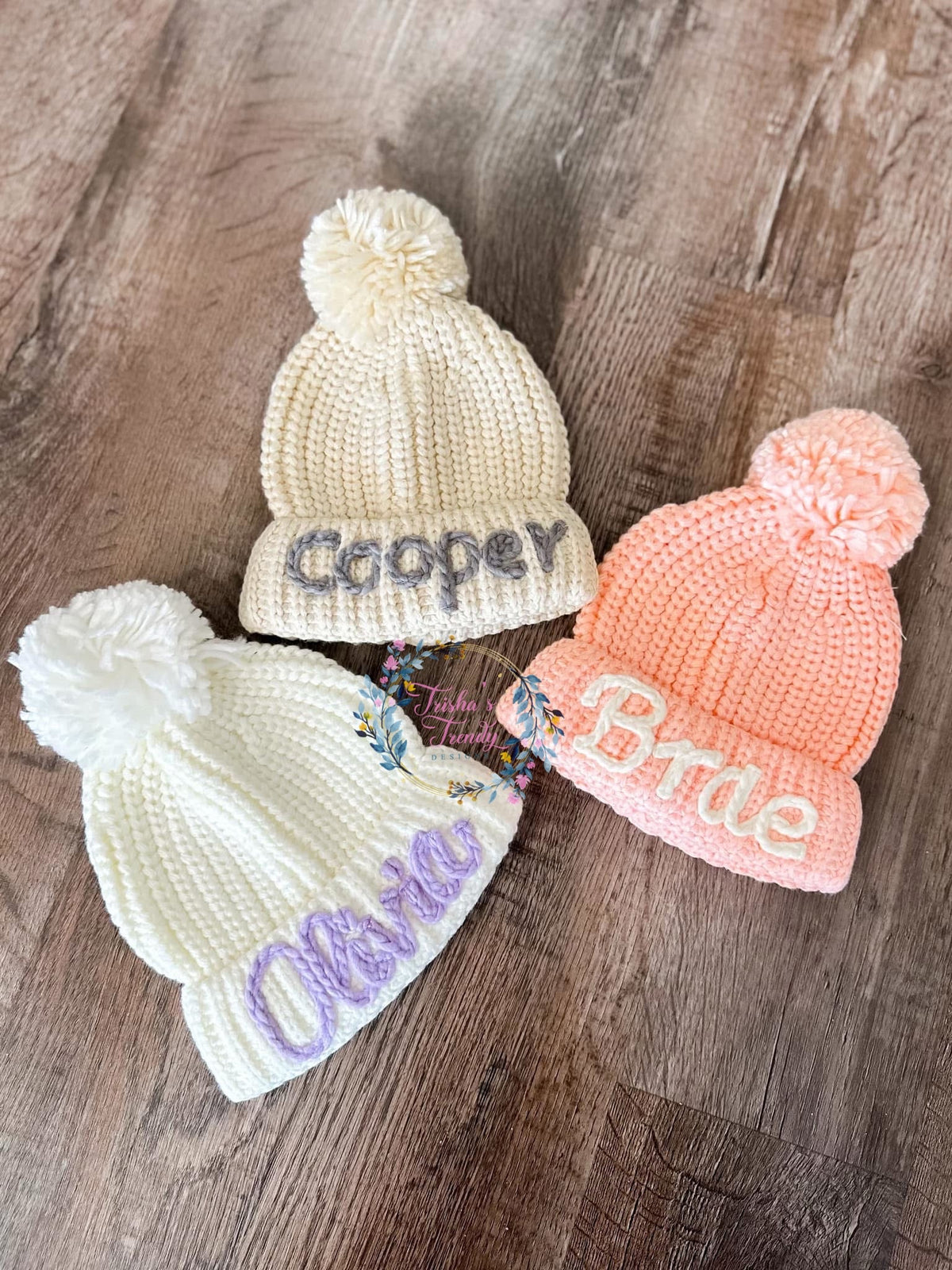 PREORDER: Custom Rope Embroidered Pompom Hat RERUN