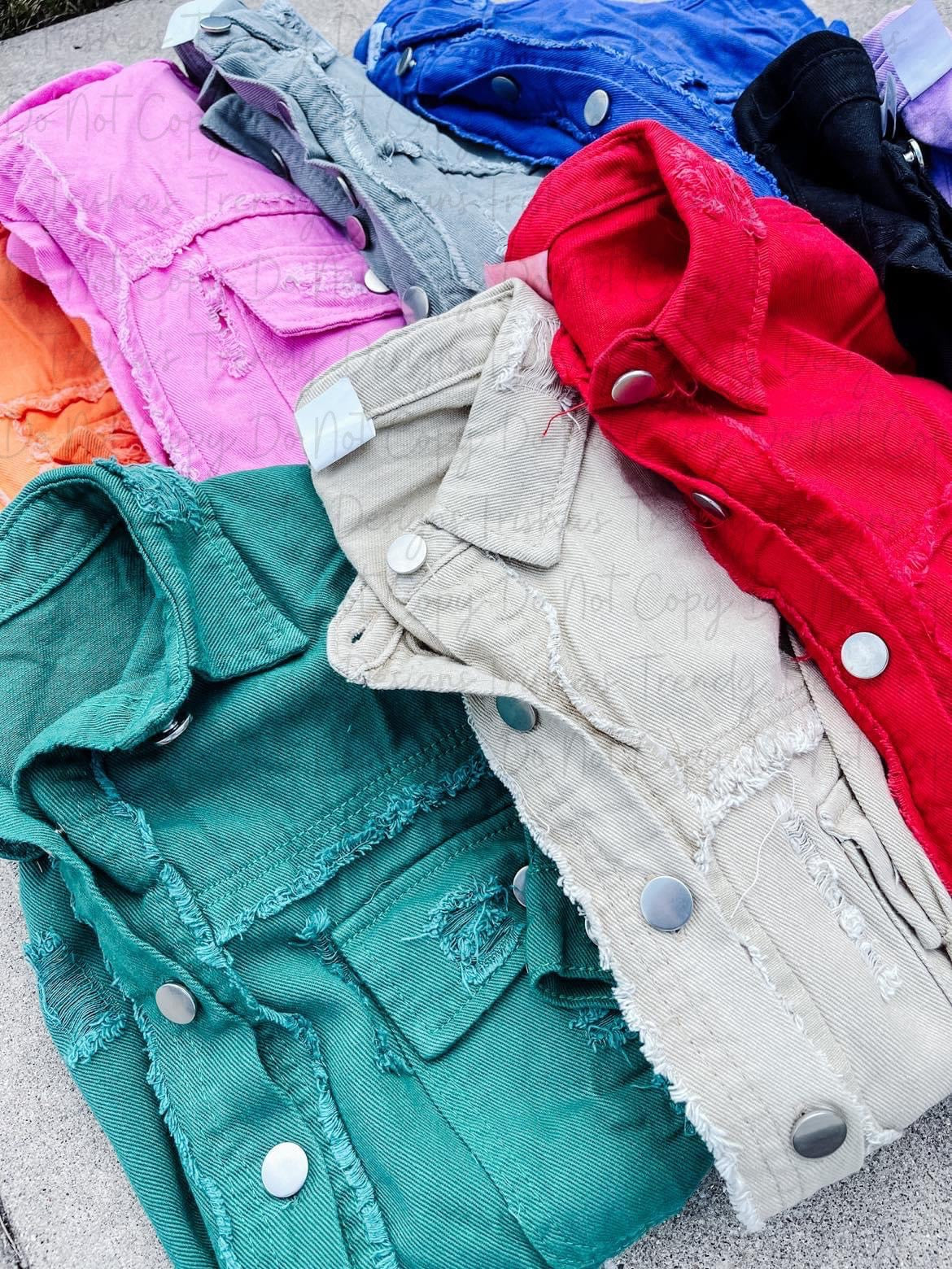 PREORDER: The Jenny Destressed Shacket