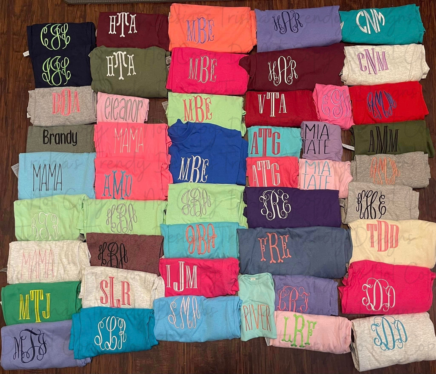 Monogram pocket tee adult