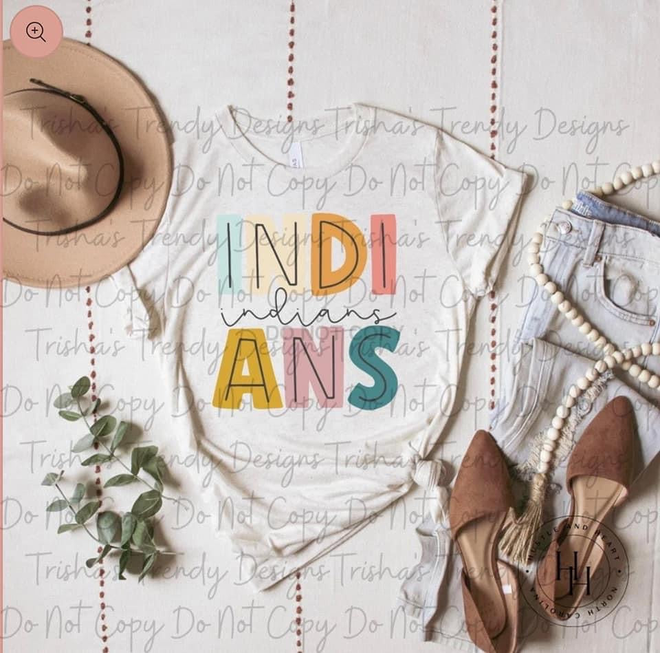 Indians block colors